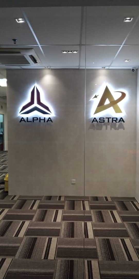 3D Backlit Indoor Signage